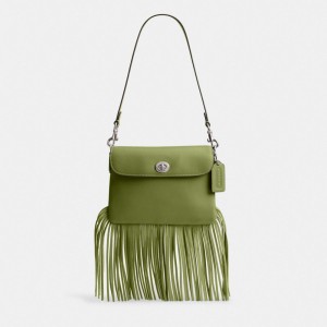 Coach 1964 Fringe Bag Argento Verdi Chiaro | COH864918