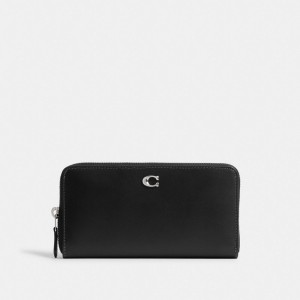 Coach Accordion Zip Wallet Argento Nere | COH865525