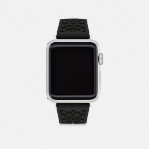 Coach Apple Watch® Strap, 38 Mm And 40 Mm Nere | COH866253