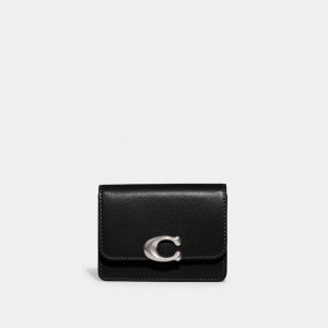 Coach Bandit Card Case Argento Nere | COH865587