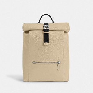Coach Beck Roll Top Backpack Bianche | COH866505