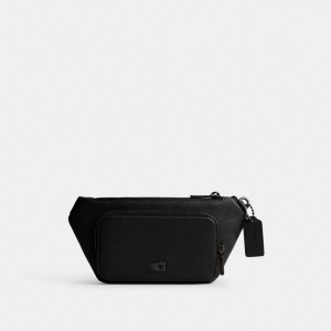 Coach Belt Bag With Signature Canvas Interior Detail Nere | COH866683