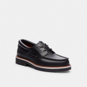 Coach Benson Boat Shoe Nere | COH866823