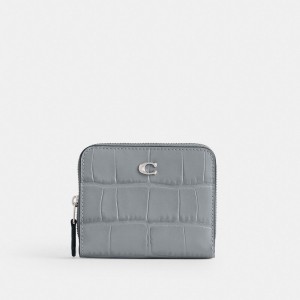 Coach Billfold Wallet Argento Grigie Blu | COH865572