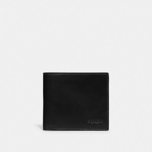 Coach Boxed Double Billfold Wallet Nere | COH866707