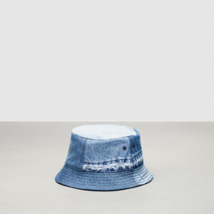 Coach Bucket Hat In Repurposed Denim Blu | COH867040