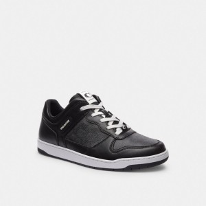 Coach C201 Sneaker In Signature Canvas Nere | COH866804