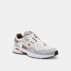 Coach C301 Sneaker Bianche Grigie | COH866794