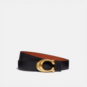 Coach C Hardware Reversible Belt, 32 Mm Nere | COH866320