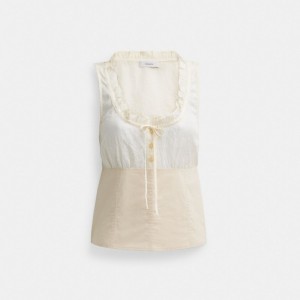 Coach Cargo Top Crema | COH866016