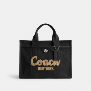 Coach Cargo Tote Argento Nere | COH865104