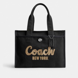 Coach Cargo Tote Bag 42 Argento Nere | COH865101