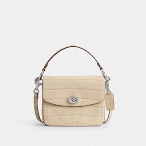 Coach Cassie Crossbody Bag 19 Argento Bianche | COH865390