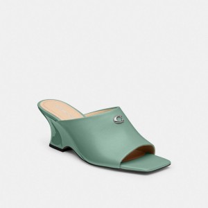 Coach Celeste Wedge Verde Acqua | COH865728