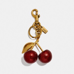 Coach Cherry Bag Charm Rosse | COH866479