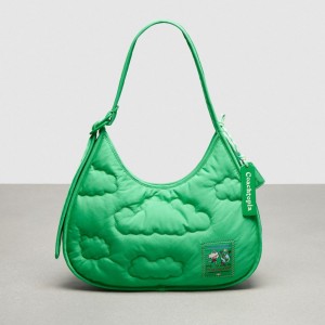 Coach Coachtopia Loop Ergo Bag With Cloud Quilting Verdi | COH865114