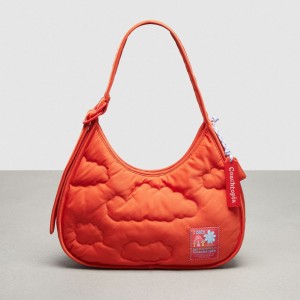 Coach Coachtopia Loop Ergo Bag With Cloud Quilting Arancioni | COH865125