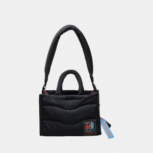 Coach Coachtopia Loop Mini Puffy Tote Nere | COH865022