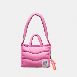 Coach Coachtopia Loop Mini Puffy Tote Rosa | COH866657