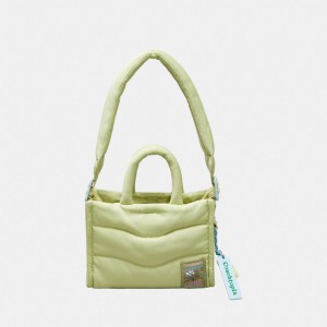 Coach Coachtopia Loop Mini Puffy Tote Verdi Chiaro | COH866641
