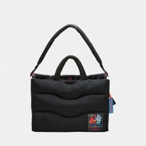 Coach Coachtopia Loop Tote With Wavy Quilting Nere | COH866658