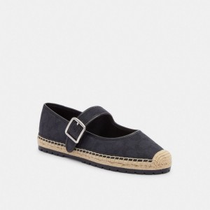 Coach Courtney Espadrille In Signature Canvas Nere | COH865763