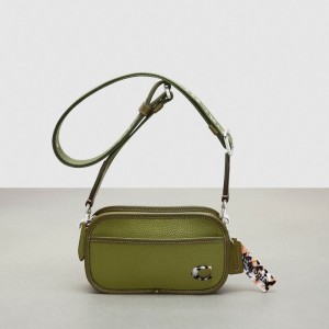 Coach Crossbody Convertible Belt Bag In Coachtopia Leather Verde Oliva Verdi | COH864815