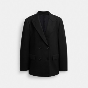 Coach Double Breasted Blazer Nere | COH865933