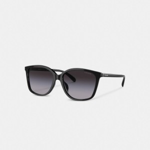 Coach Embedded Wire Square Sunglasses Nere | COH866390