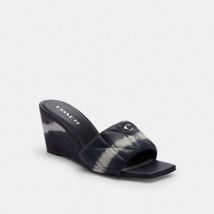 Coach Emma Wedge With Tie Dye Blu Marino | COH865753