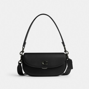 Coach Emmy Saddle Bag 23 Nere Nere | COH864894