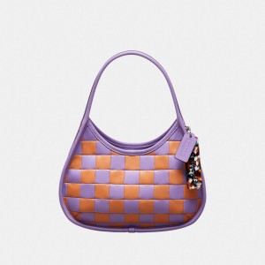 Coach Ergo Bag In Checkerboard Patchwork Upcrafted Leather Arancioni | COH864958