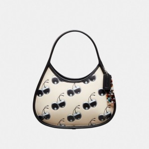 Coach Ergo Bag In Coachtopia Leather With Cherry Print Nere Colorate | COH864974