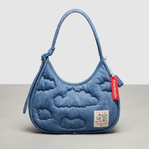 Coach Ergo Bag With Cloud Quilting Blu | COH865146