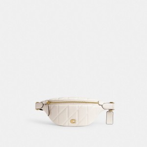 Coach Essential Belt Bag With Pillow Quilting Bianche | COH865287