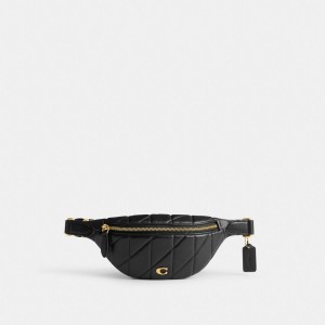 Coach Essential Belt Bag With Pillow Quilting Nere | COH865449