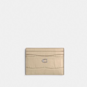Coach Essential Card Case Argento Bianche | COH865547