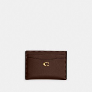 Coach Essential Card Case Cioccolato | COH865661