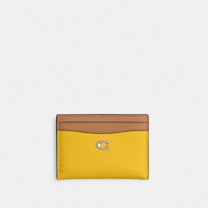 Coach Essential Card Case In Colorblock Argento Colorate | COH865610