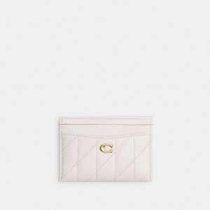 Coach Essential Card Case With Pillow Quilting Bianche | COH865609