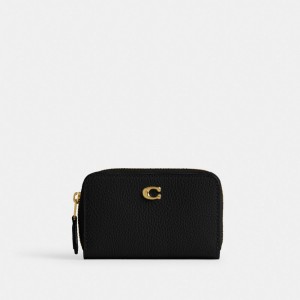Coach Essential Small Zip Around Card Case Nere | COH865554