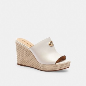 Coach Gloria Wedge Bianche | COH865750