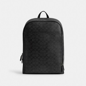 Coach Gotham Backpack In Signature Canvas Grigie | COH866503