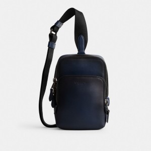 Coach Gotham Sling Pack 13 Blu Profondo | COH866585