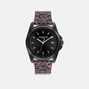 Coach Greyson Watch, 36 Mm Nere | COH866292