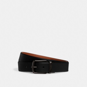 Coach Harness Buckle Cut To Size Reversible Belt, 38 Mm Nere | COH867003