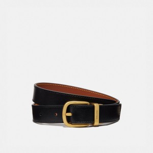 Coach Harness Buckle Reversible Belt, 25 Mm Nere | COH866314