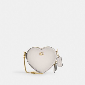 Coach Heart Crossbody Bag 14 Bianche | COH865430