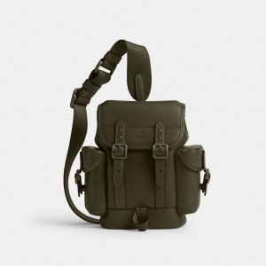 Coach Hitch Backpack 13 Verdi | COH866493