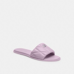 Coach Holly Sandal With Quilting Viola | COH865857